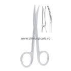 Foarfeca chirurgicala curba 14cm varf a/a